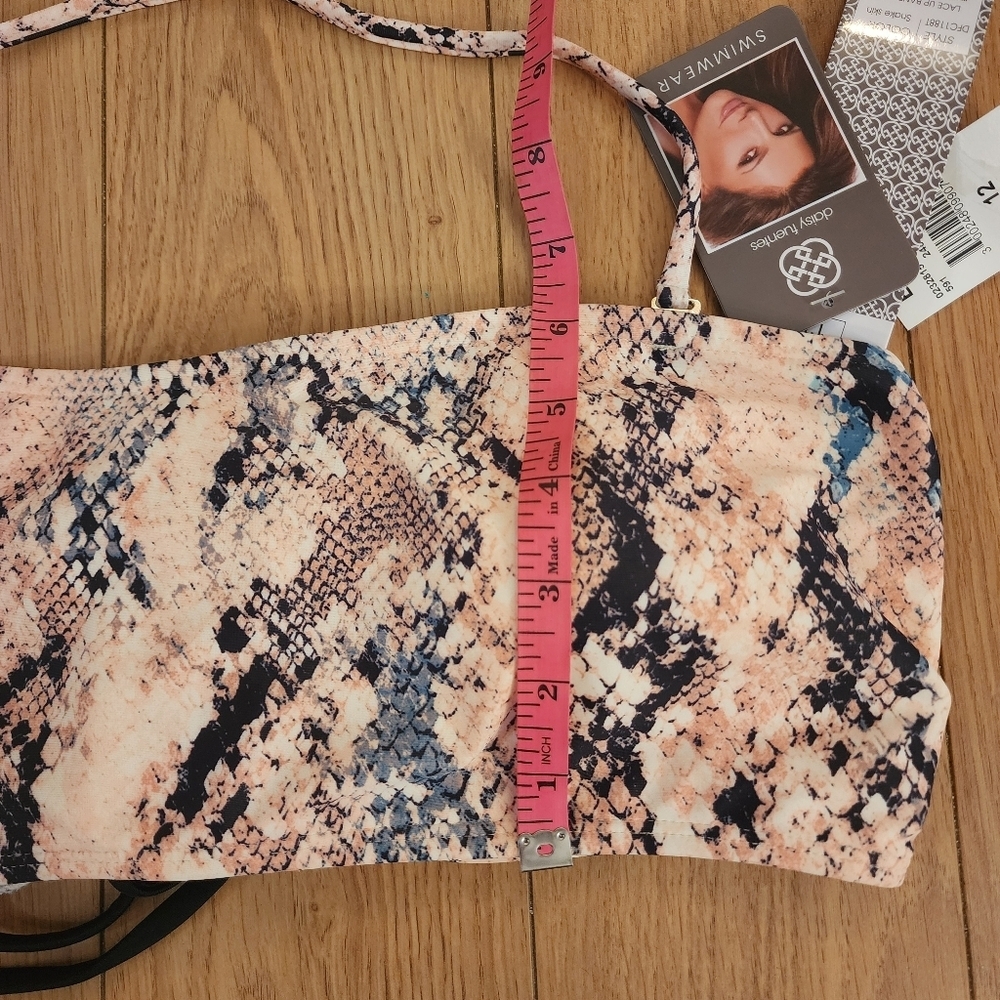 NWT Daisy Fuentes Halter Bikini Top-12 - Picture 9 of 9